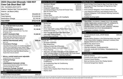 2025 Chevrolet Silverado 1500 RST