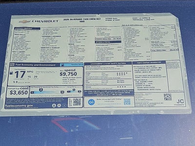 2026 Chevrolet Silverado 1500 RST