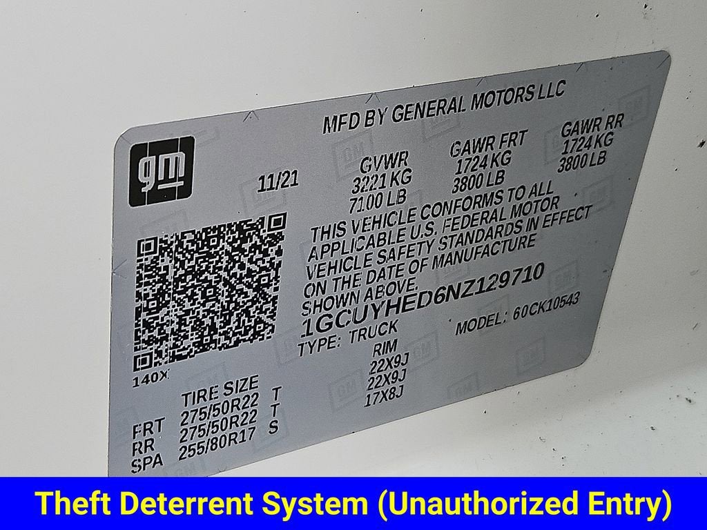 2022 Chevrolet Silverado 1500 LTD High Country