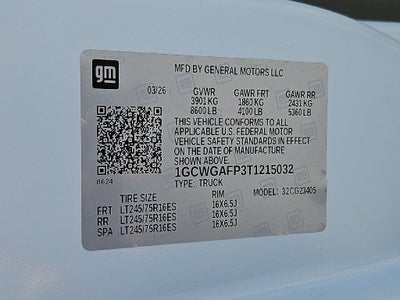 2026 Chevrolet Express Cargo WT