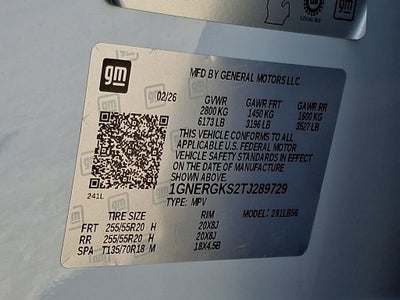 2026 Chevrolet Traverse LT