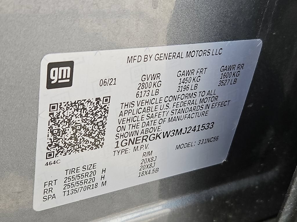 2021 Chevrolet Traverse LT Cloth