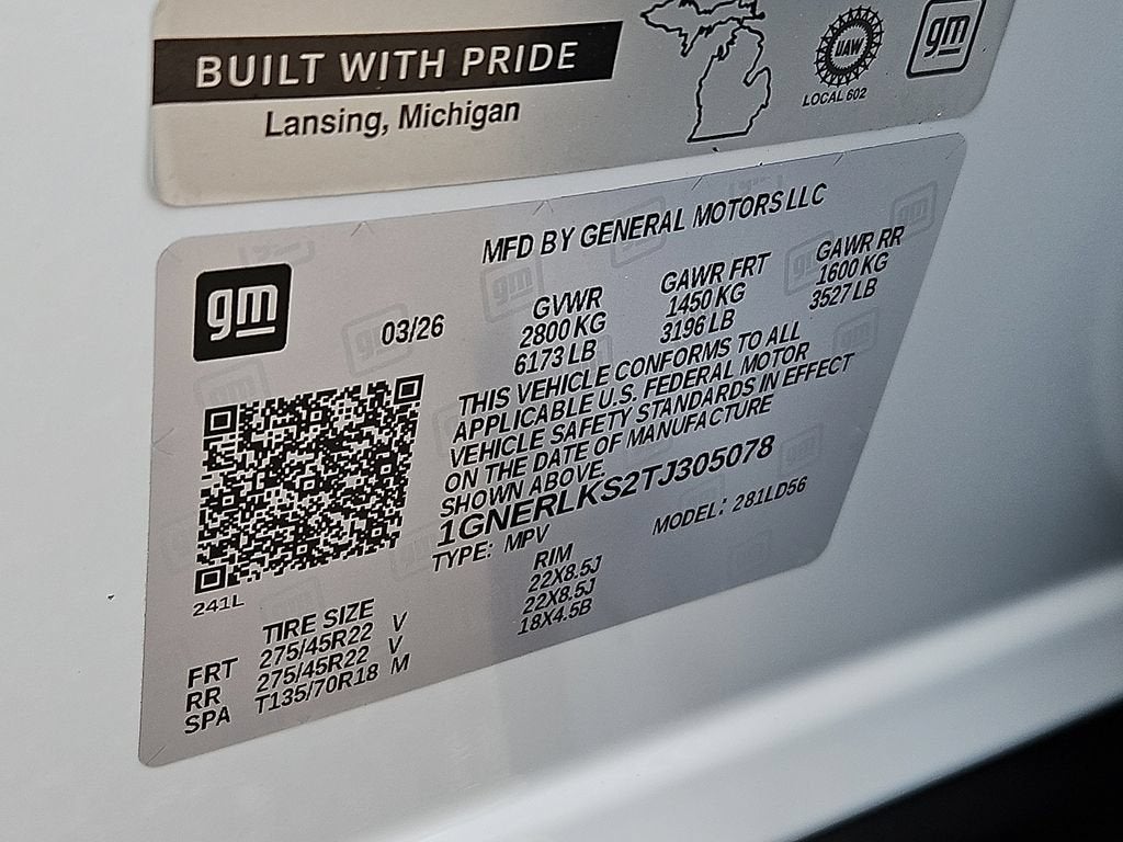 2026 Chevrolet Traverse RS
