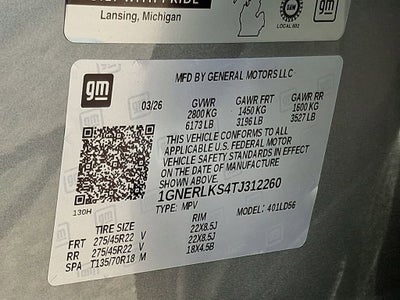 2026 Chevrolet Traverse RS