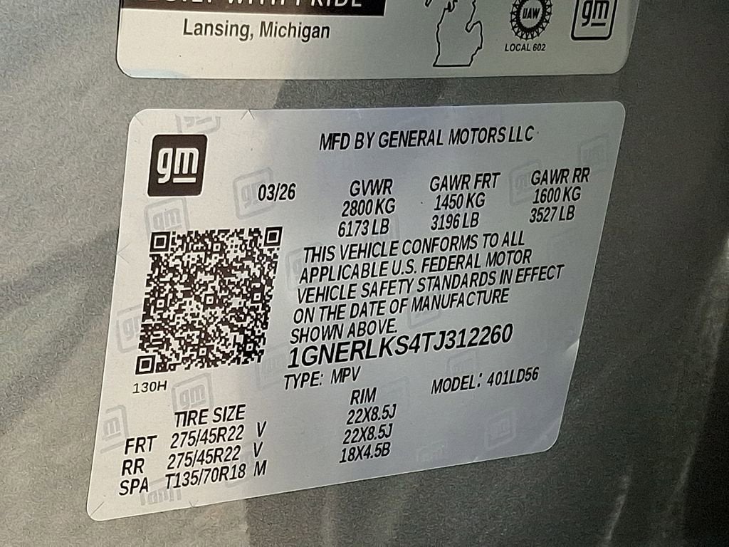 2026 Chevrolet Traverse RS