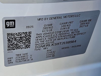 2026 Chevrolet Traverse RS