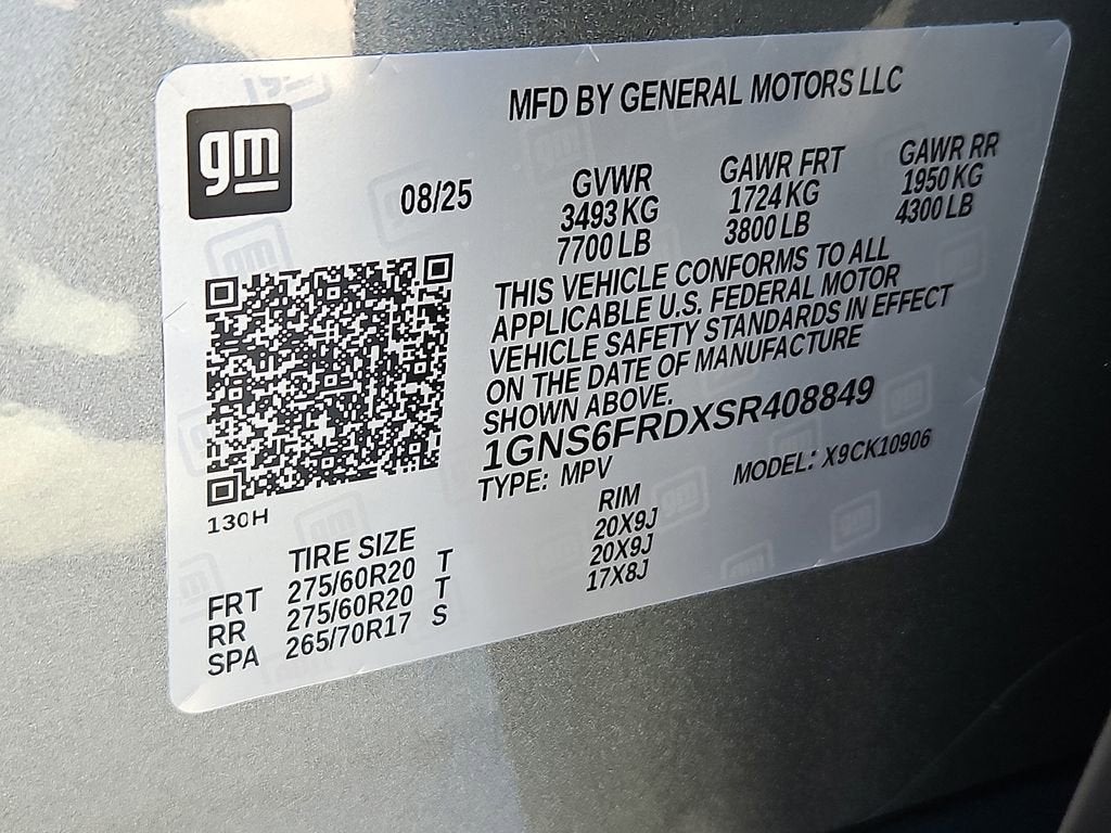 2025 Chevrolet Suburban Premier