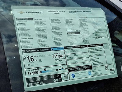 2026 Chevrolet Suburban High Country