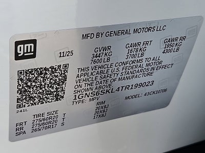 2026 Chevrolet Tahoe Premier