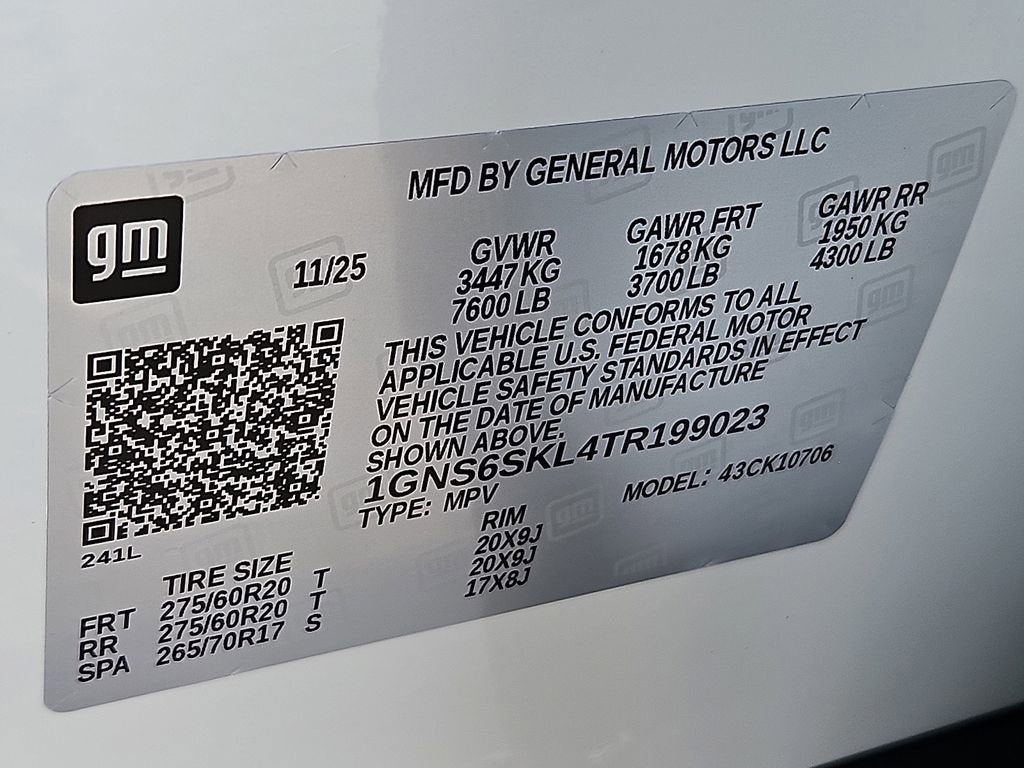 2026 Chevrolet Tahoe Premier