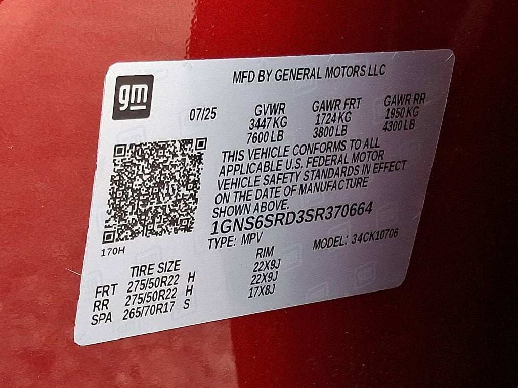 2025 Chevrolet Tahoe Premier