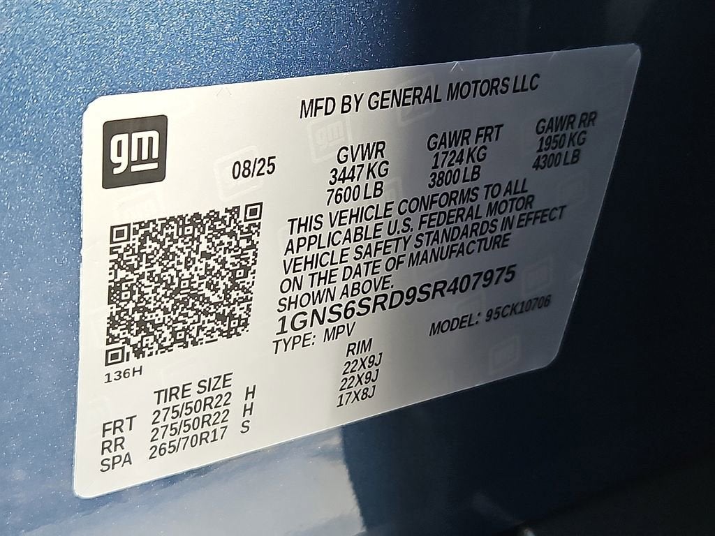 2025 Chevrolet Tahoe Premier