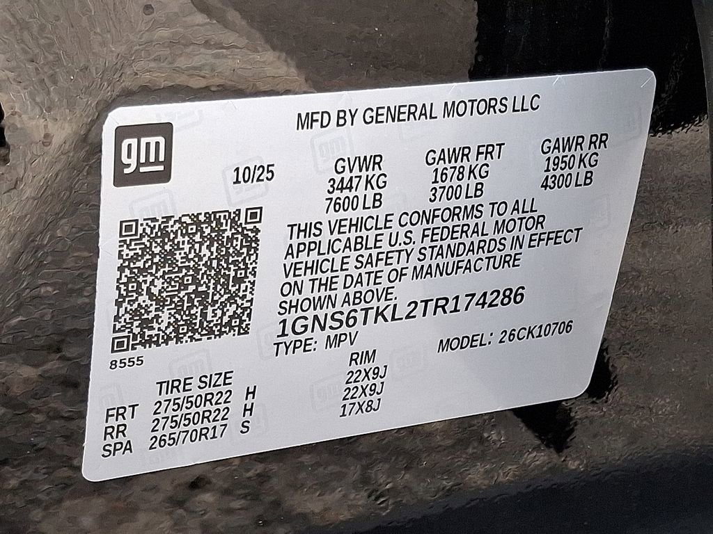 2026 Chevrolet Tahoe High Country