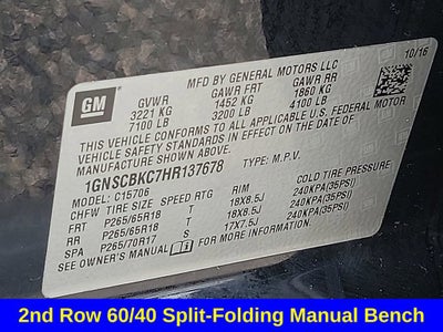 2017 Chevrolet Tahoe LT