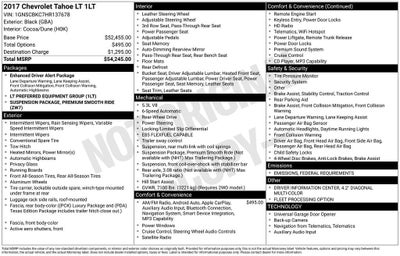 2017 Chevrolet Tahoe LT