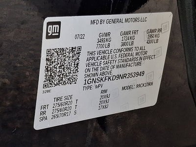 2022 Chevrolet Suburban Premier