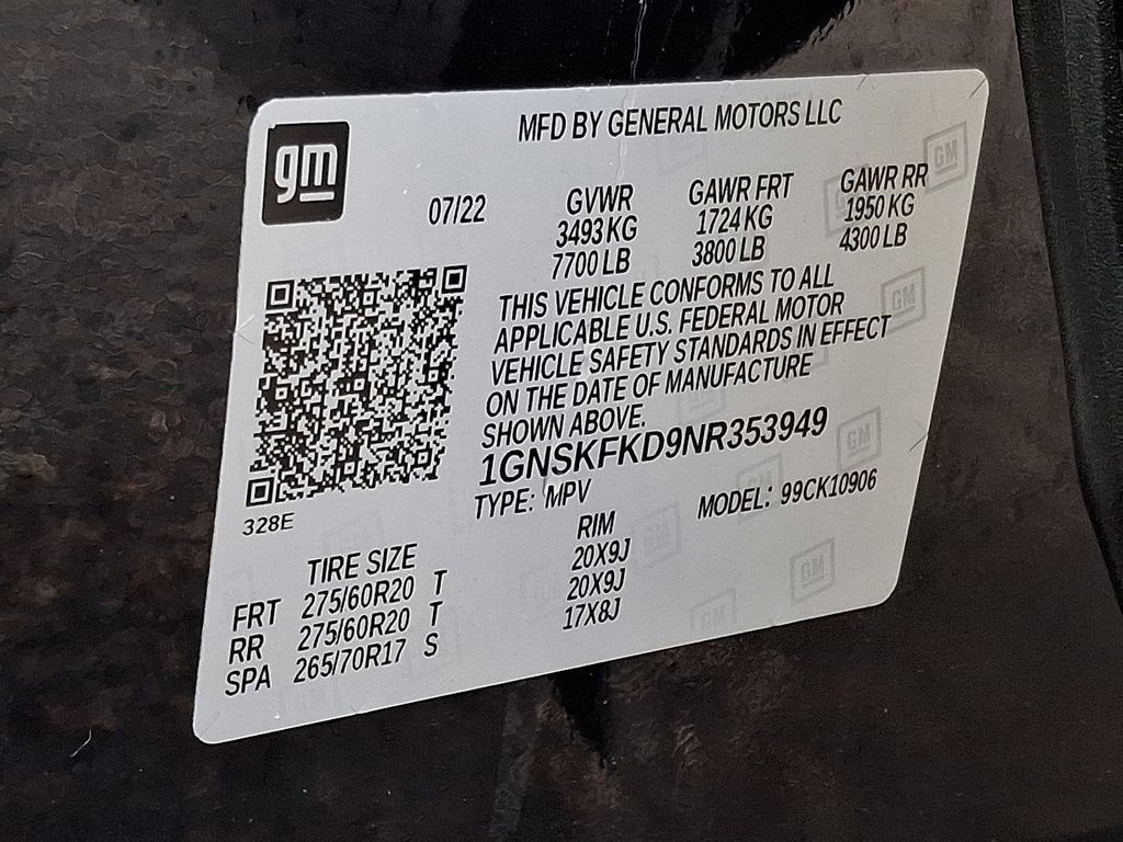 2022 Chevrolet Suburban Premier