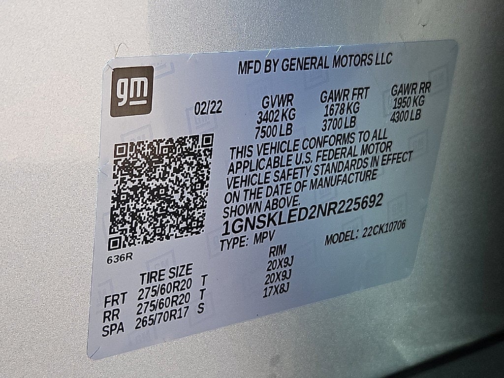 2022 Chevrolet Tahoe FL