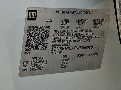 2022 Chevrolet Tahoe LT