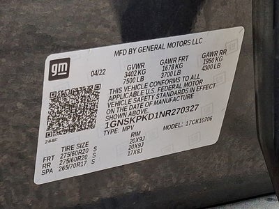 2022 Chevrolet Tahoe Z71