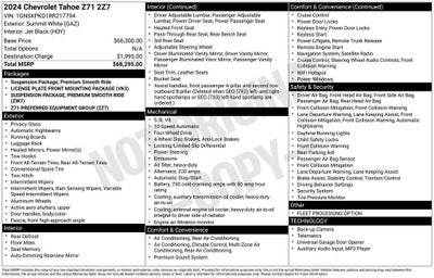 2024 Chevrolet Tahoe Z71