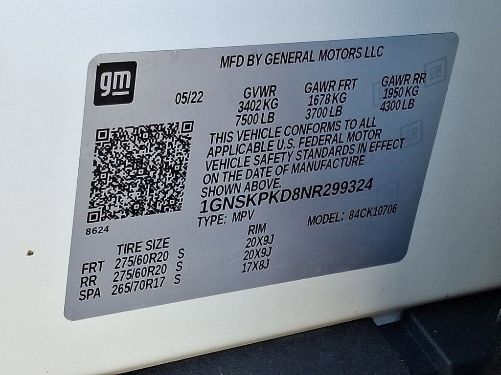 2022 Chevrolet Tahoe Z71