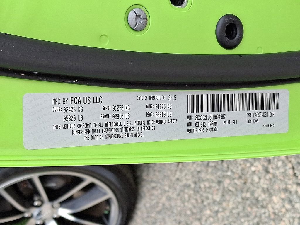 2015 Dodge Challenger R/T Scat Pack