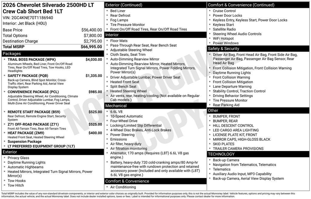 2026 Chevrolet Silverado 2500 HD LT