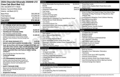 2026 Chevrolet Silverado 2500 HD LTZ