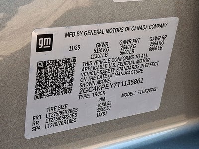 2026 Chevrolet Silverado 2500 HD LTZ