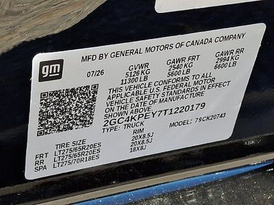 2026 Chevrolet Silverado 2500 HD LTZ