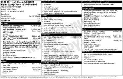 2026 Chevrolet Silverado 2500 HD High Country