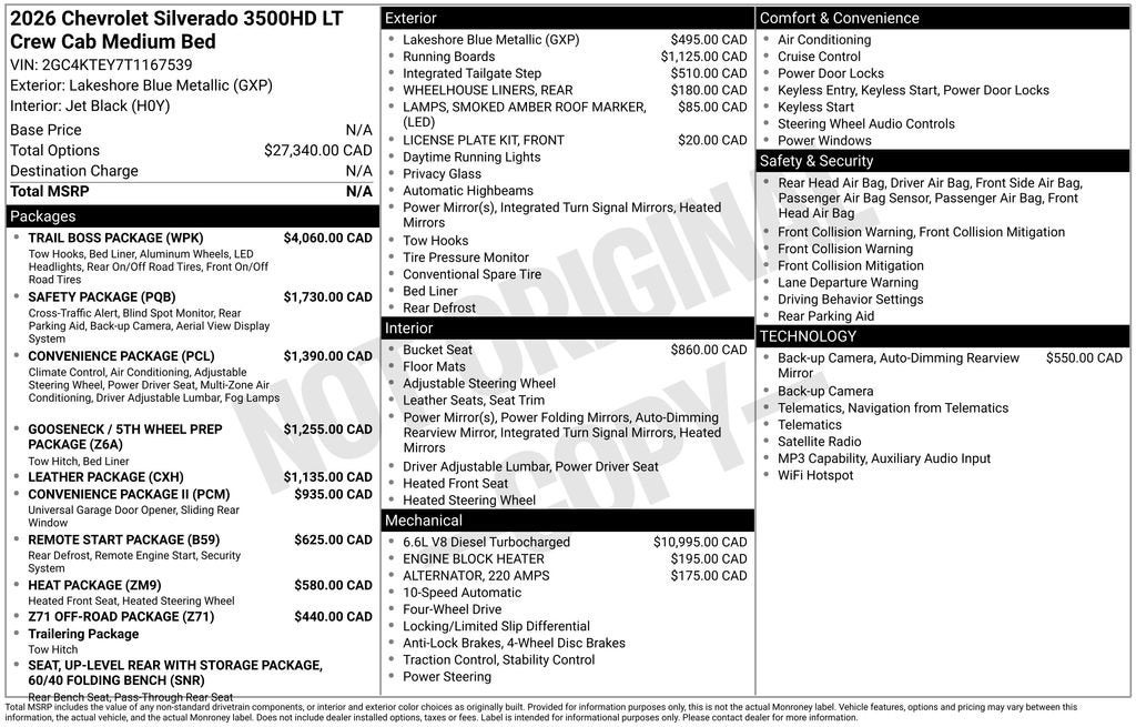2026 Chevrolet Silverado 3500 HD LT