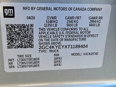 2026 Chevrolet Silverado 2500 HD ZR2