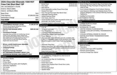 2026 Chevrolet Silverado 1500 RST