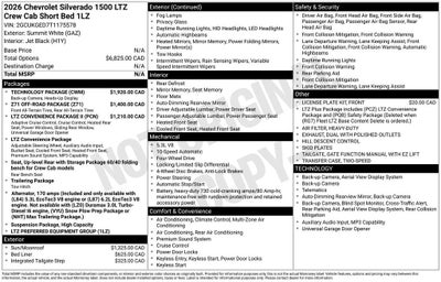 2026 Chevrolet Silverado 1500 LTZ