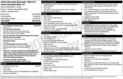 2026 Chevrolet Silverado 1500 LTZ