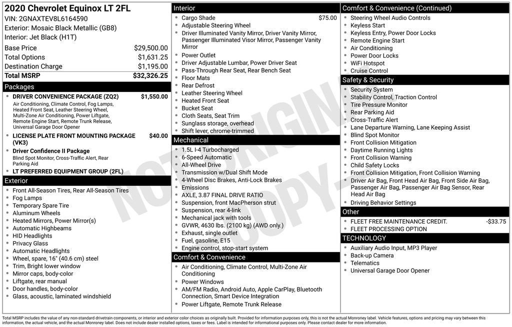 2020 Chevrolet Equinox LT