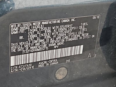2011 Toyota RAV4 NA