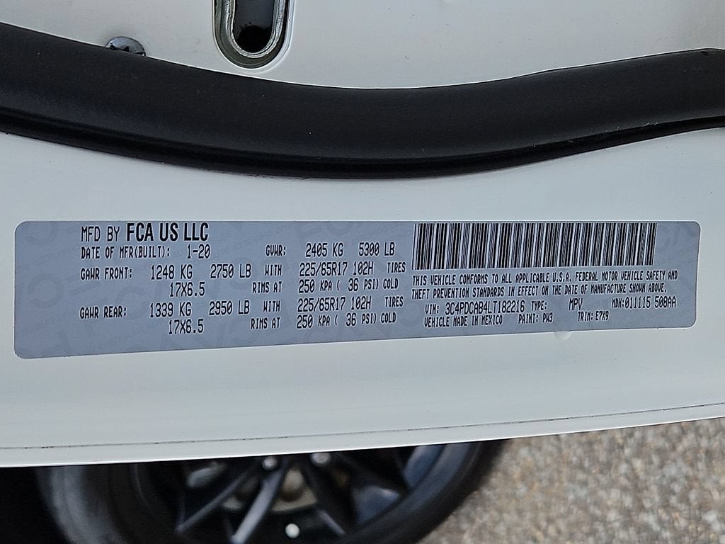 2020 Dodge Journey SE Value