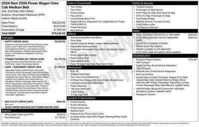 2024 RAM 2500 Power Wagon Crew Cab 4x4 6'4" Box