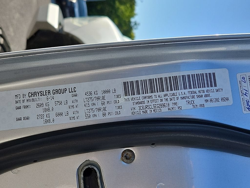 2014 RAM 2500 Tradesman
