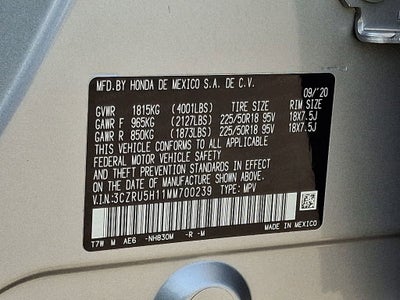 2021 Honda HR-V 2WD Sport