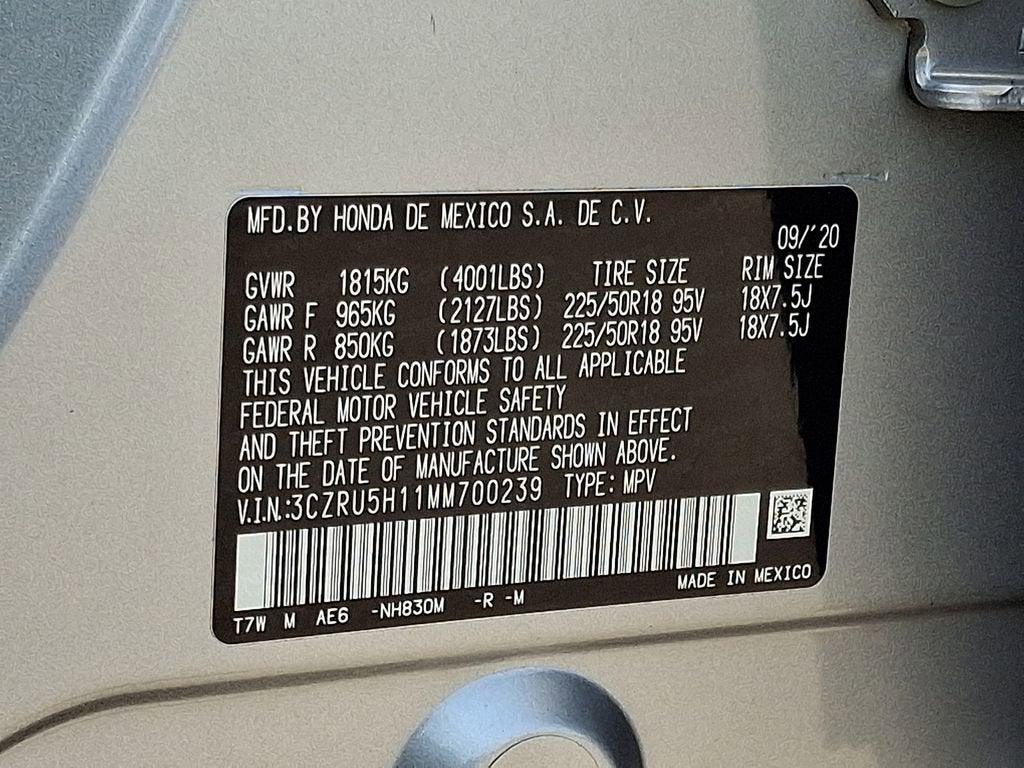 2021 Honda HR-V 2WD Sport