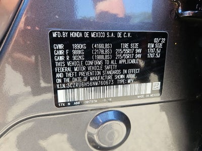 2022 Honda HR-V AWD EX
