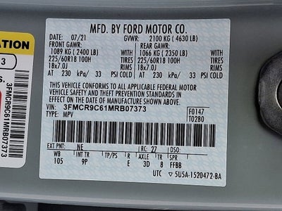 2021 Ford Bronco Sport Outer Banks