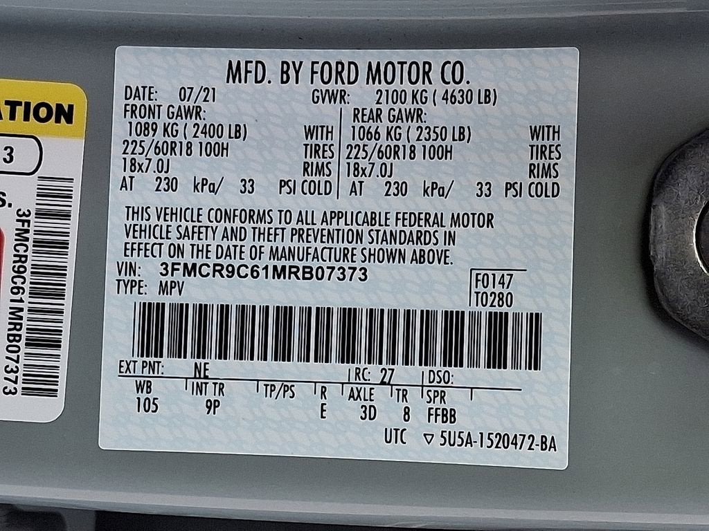 2021 Ford Bronco Sport Outer Banks