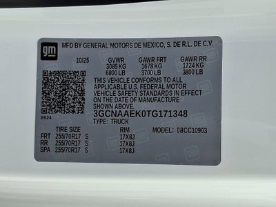 2026 Chevrolet Silverado 1500 WT