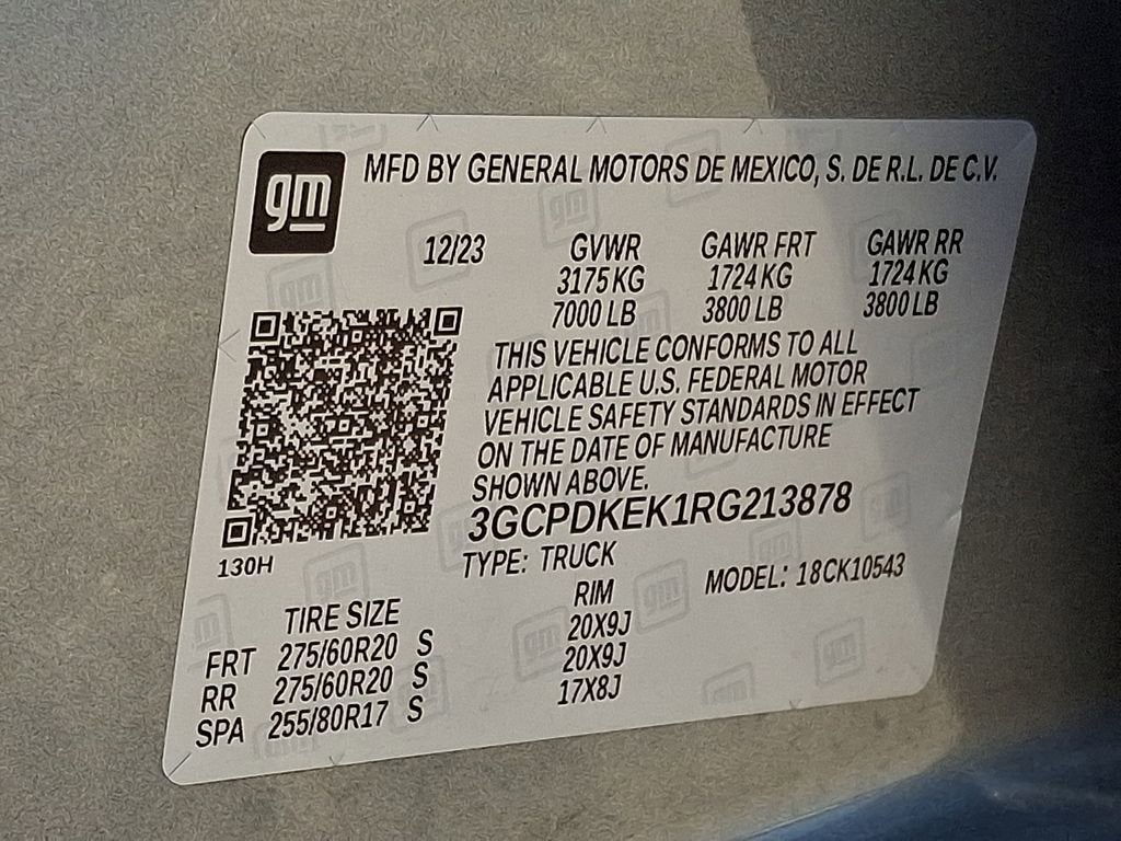 2024 Chevrolet Silverado 1500 LT (2FL)
