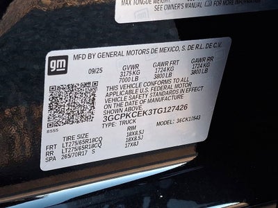 2026 Chevrolet Silverado 1500 Custom Trail Boss